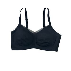 Honeylove CrossOver Bra 1X 38D/DD BLACK